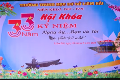 KỶ NIỆM 33 NĂM NGÀY RA TRƯỜNG KHÓA 87 – 91 TRƯỜNG THCS LIÊM HẢI TRỰC NINH – NĐ