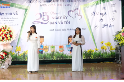 KỶ NIỆM 25 NĂM NGÀY RA TRƯỜNG KHÓA 96-2000 TRƯỜNG THCS LIÊM HẢI TRỰC NINH