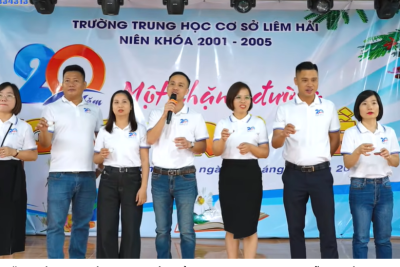 KỶ NIỆM 20 NĂM NGÀY RA TRƯỜNG THCS LIÊM HẢI