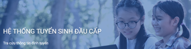 Hệ thống tuyển sinh đầu cấp