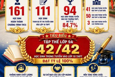 Kết quả thi tuyển vào THPT của trường THCS Liêm Hải